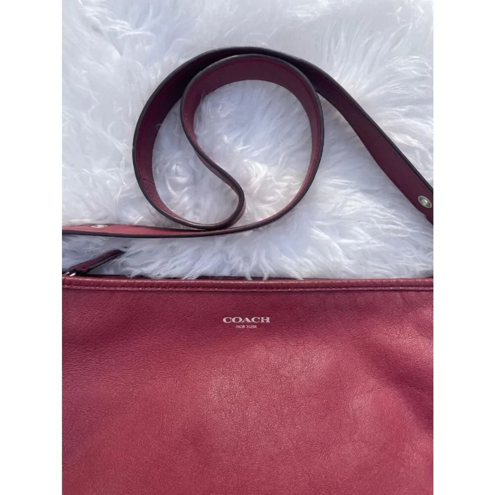 Coach Red Legacy Duffle Hobo #19889 Handbag